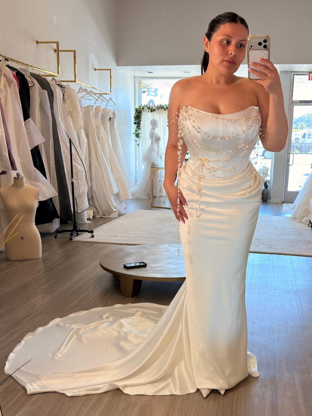 Vivienne Westwood-INSPIRED silk wedding gown